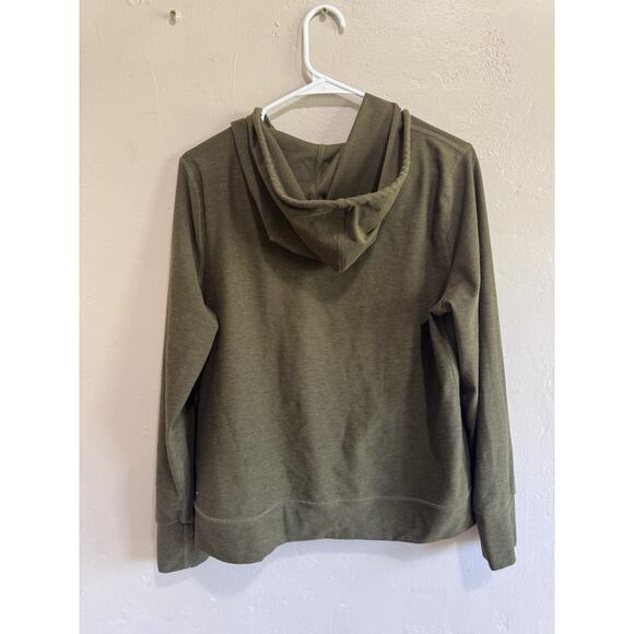 Woman’s Beyond Yoga Green Zip Up Jacket Size Large - Picture 2 of 4